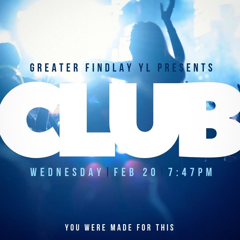 ylfindlay's tweet image. GUYS... IT'S OFFICIAL... Wednesday, Feb 20th at 7:47pm we will be launching Findlay YL CLUB! It's THE MOST FUN you'll have on a Wednesday night. Come and see for yourself!!! (Location TBD/Contact leaders for more info) #GFYL19 #GetDatBread 🍞 #LIT 🔥💯🔥