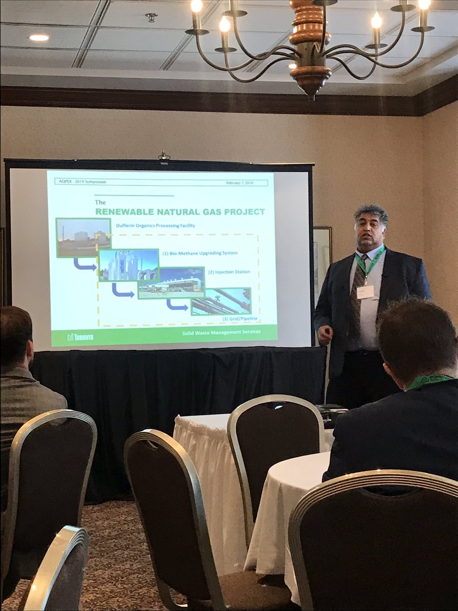 MthJohnson's tweet photo. So inspiring to hear @cityoftoronto on how they use municipal waste to fuel CNG garbage trucks. It takes courage and vision. Well done! https://t.co/P76p4SDFJm