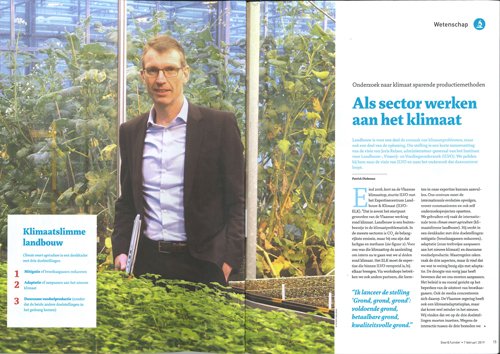 Als sector werken aan het #klimaat. Landbouw is voor een deel de oorzaak van klimaatproblemen, maar ook een deel van de oplossing. De visie van <a href="/JorisRelaes/">Joris Relaes</a> en het onderzoek dat daaromtrent loopt. #BoerenTuinder bit.ly/2t8mu6Z