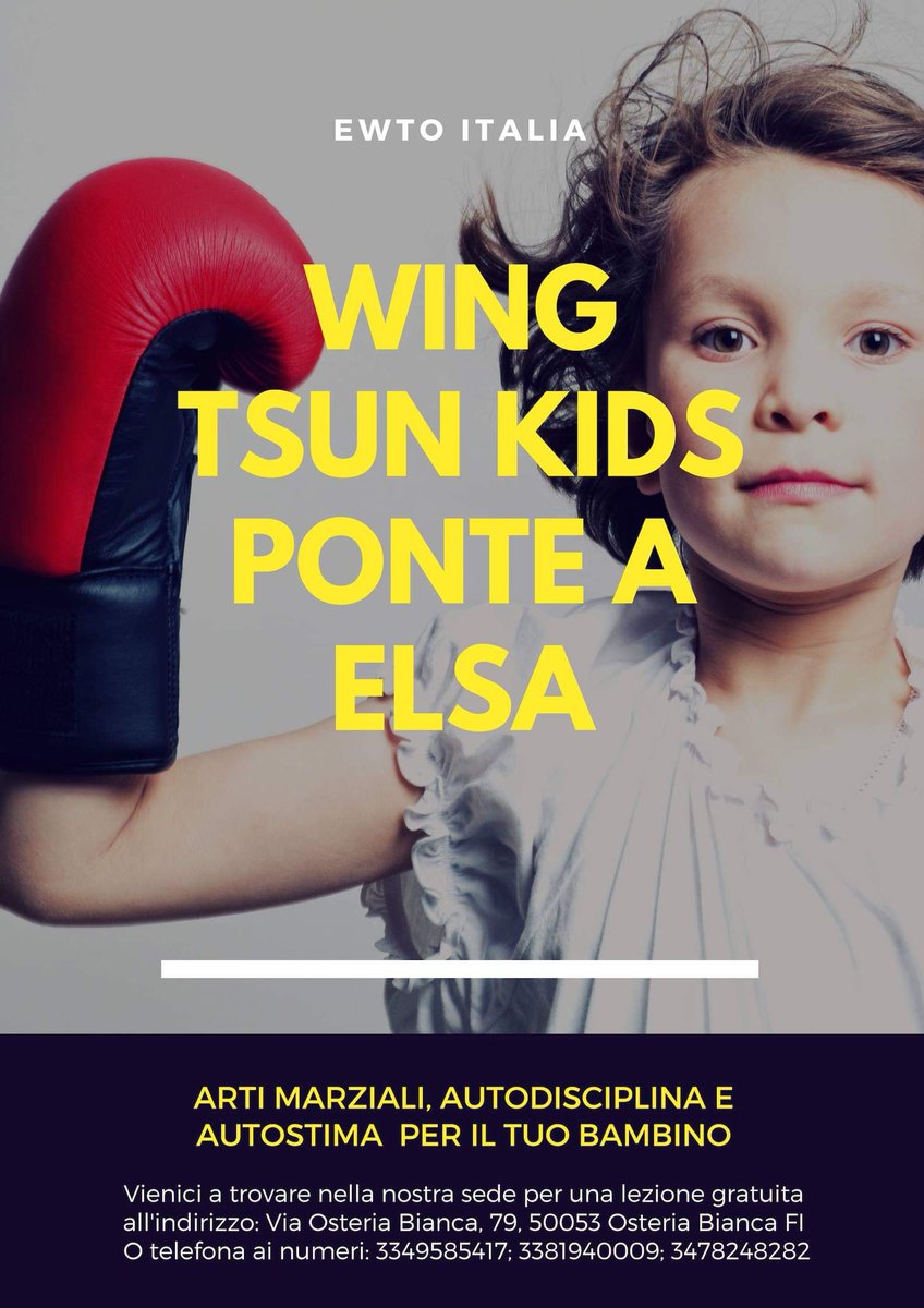 LAlessia_EWTOIt's tweet photo. I nostri corsi Wing Tsun Kids sono incentrati sullo studio della nostra disciplina marziale, con un conseguente insegnamento della disciplina e dell'autostima attraverso il divertimento del tuo bambino.
#artimarziali #martialarts #wingtsun #ewto #wingtsunkids #artimarzialibambini https://t.co/Ac3m1xjEnx