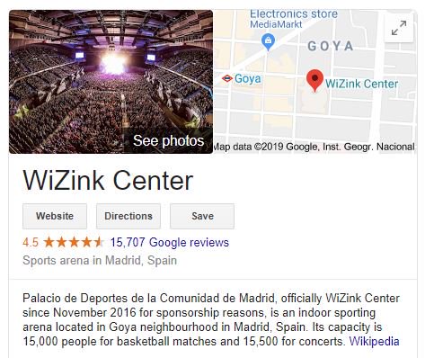 AlbaRecheINTL's tweet photo. Detail Event of OT 2018 Concert @WiZinkCenter .. Capacity Info &amp; Venue pic
.
**Can't wait to see news of #albareche performance and the rest of #ot2018 https://t.co/qNTdh9kFYE