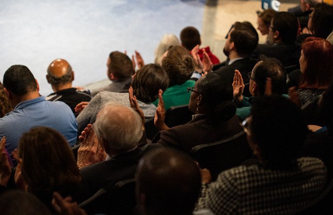 andyschor's tweet photo. Lansing’s Time is NOW. 2018 was an exceptional year, and I am thrilled to kick off 2019 with a positive vision and campaign. Recap of State of the City 2019: https://t.co/5v8gi9VZeS #LansingSOTC #LansingForward https://t.co/OMU7C1lf6M