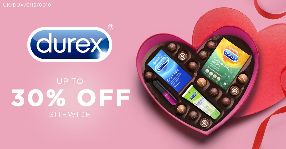 What you both really want this Valentine's Day.
Valentine's Comes to Durex
bit.ly/2SF6QhE