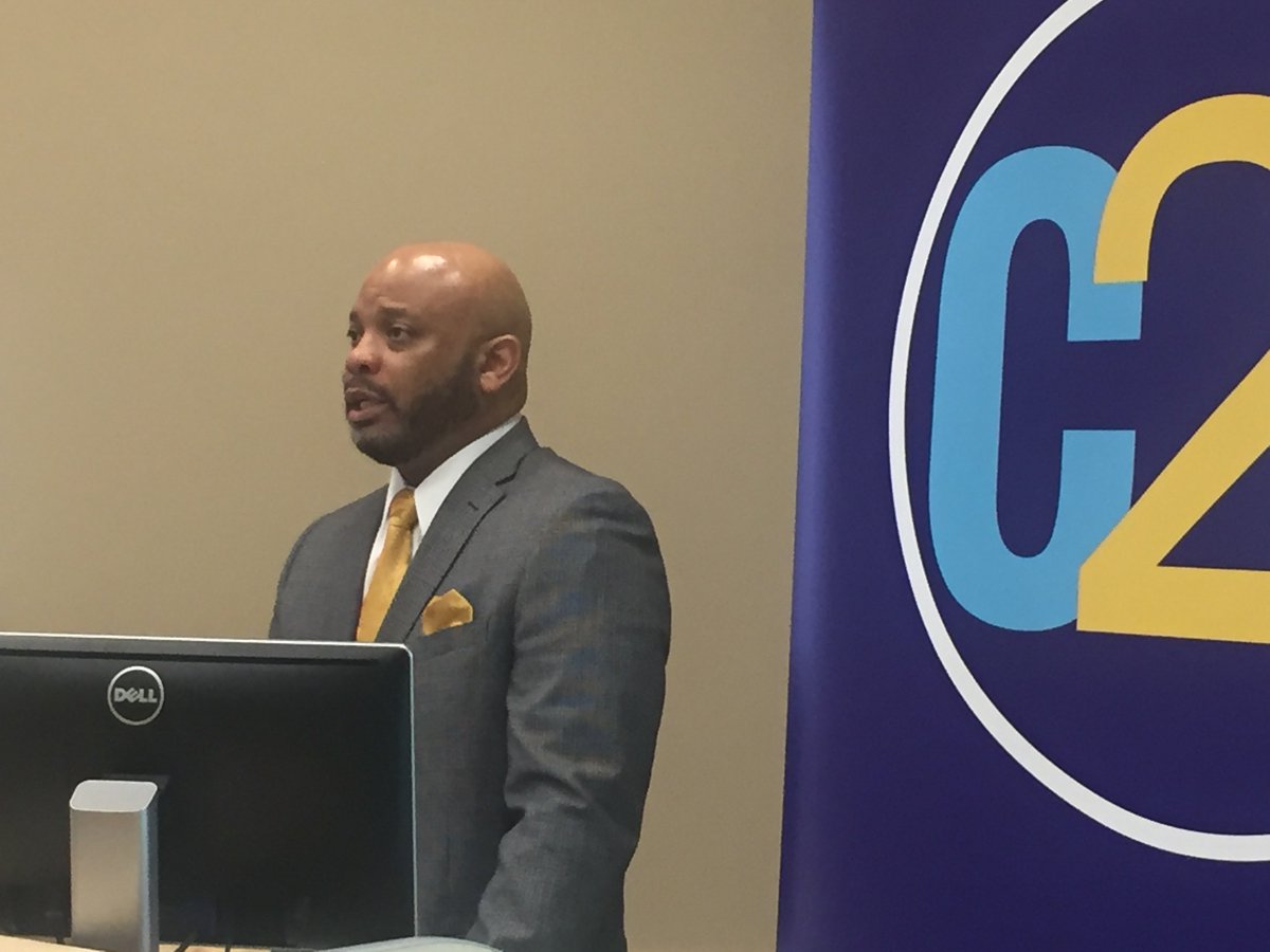 MSPublicUniv's tweet photo. #IHL Commissioner Dr. Alfred Rankins Jr. and @mccb_info Executive Director Dr. Andrea Mayfield speak to the #C2C coaches at the #Complete2Compete Coach Summit held today in Ridgeland. More than 800 Mississippian’s have earned degrees through the program. #OneDegreeBetter https://t.co/Jpz1reNOm9