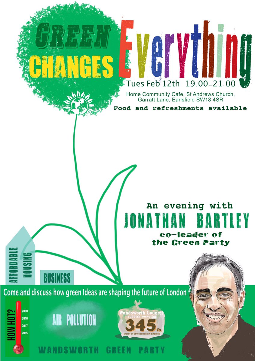 Earlsfield Bus.Netwk (@ebn004) on Twitter photo An evening with @jonathan_c_bartley at <a href="/HomeCafeSW18/">Home Community Cafe</a> next Tuesday 12th Feb 7-9pm. Discussing how green ideas are shaping the future of London.
#Earlsfield #Wandsworth #GreenParty An evening with @jonathan_c_bartley at <a href="/HomeCafeSW18/">Home Community Cafe</a> next Tuesday 12th Feb 7-9pm. Discussing how green ideas are shaping the future of London.
#Earlsfield #Wandsworth #GreenParty