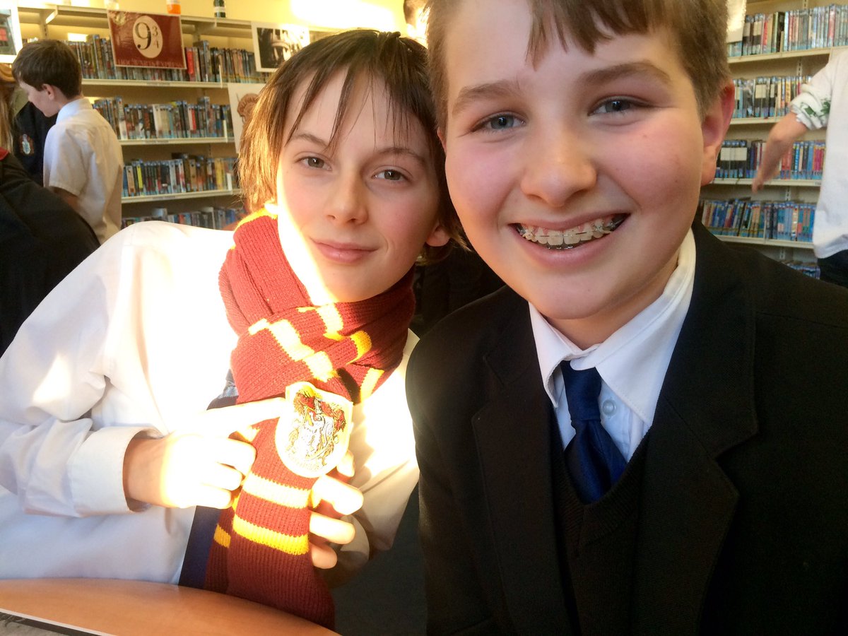SHSMediaStudies's tweet photo. A wonderful spell has been cast...on @Library_SHS...and our @shsrbk students! A fun-filled #harrypotter night! https://t.co/ApFxrLx2qE