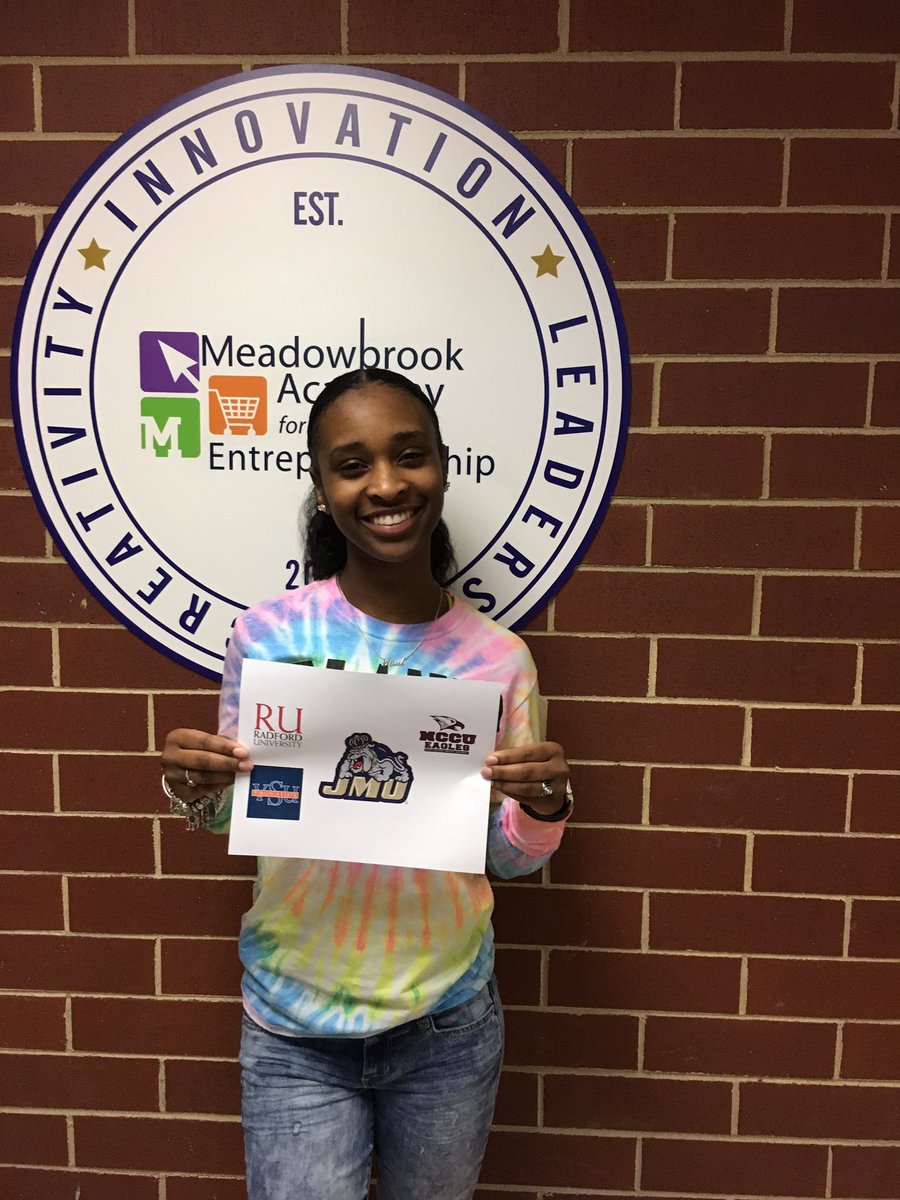 Developing Entrepreneurs Academy (@made_mbk) on Twitter photo Congratulations to #MADE2k19 Senior Angel Lee and her acceptances to <a href="/radfordu/">Radford University</a> <a href="/JMU/">JMU</a> <a href="/NCCU/">North Carolina Central University</a> & <a href="/VSUTrojans/">VirginiaStateUniv</a> !! Congratulations to #MADE2k19 Senior Angel Lee and her acceptances to <a href="/radfordu/">Radford University</a> <a href="/JMU/">JMU</a> <a href="/NCCU/">North Carolina Central University</a> & <a href="/VSUTrojans/">VirginiaStateUniv</a> !!