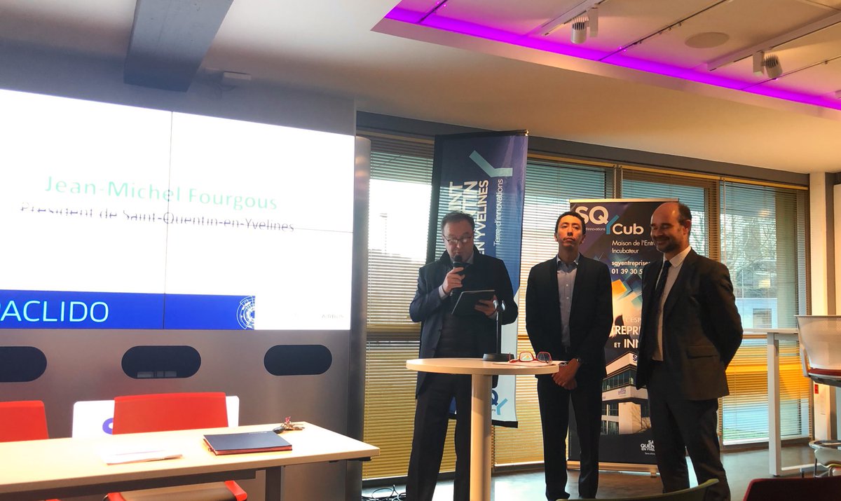 sqy's tweet photo. .@JMFourgous « Le projet PACLIDO va permettre de se concentrer sur l’optimisation en temps réel de l’éclairage public de manière sécurisée ! Avec l’innovation de #M2Aim, start-up saint-quentinoise, nous pourrons réaliser plus de 80% d’économies d’énergie ! » #PACLIDO https://t.co/7E53GDzw7a