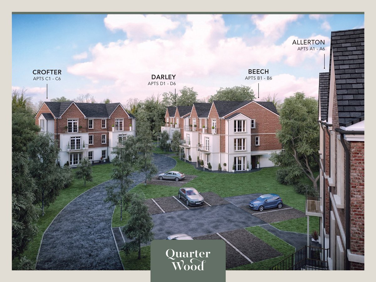 Colliers_NI's tweet photo. QUARTER WOOD #DUNDONALD
How would you like an exclusive sneak peek of the fabulous apartments at Quarter Wood, Dundonald? Private viewings available at request.
Contact Aaron for further information on 9024 4000 or aaron.russell@colliers.com
#NINewBuild #newhome https://t.co/mDGY9o6xdP