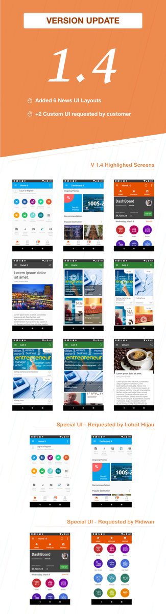 PanaceaTeam's tweet photo. 📢 Android App UI Template and Design https://t.co/KlBZvMUSrG
#android #layout #rtl_layout #mobiledev #mobile #apps #java #programming #template #ui #ux #development #dev #appdevelopers #appdevelopment #codecanyon #envato #awesome_material #popularapp
#PS #MakeWithLove https://t.co/XGfZbT20eO