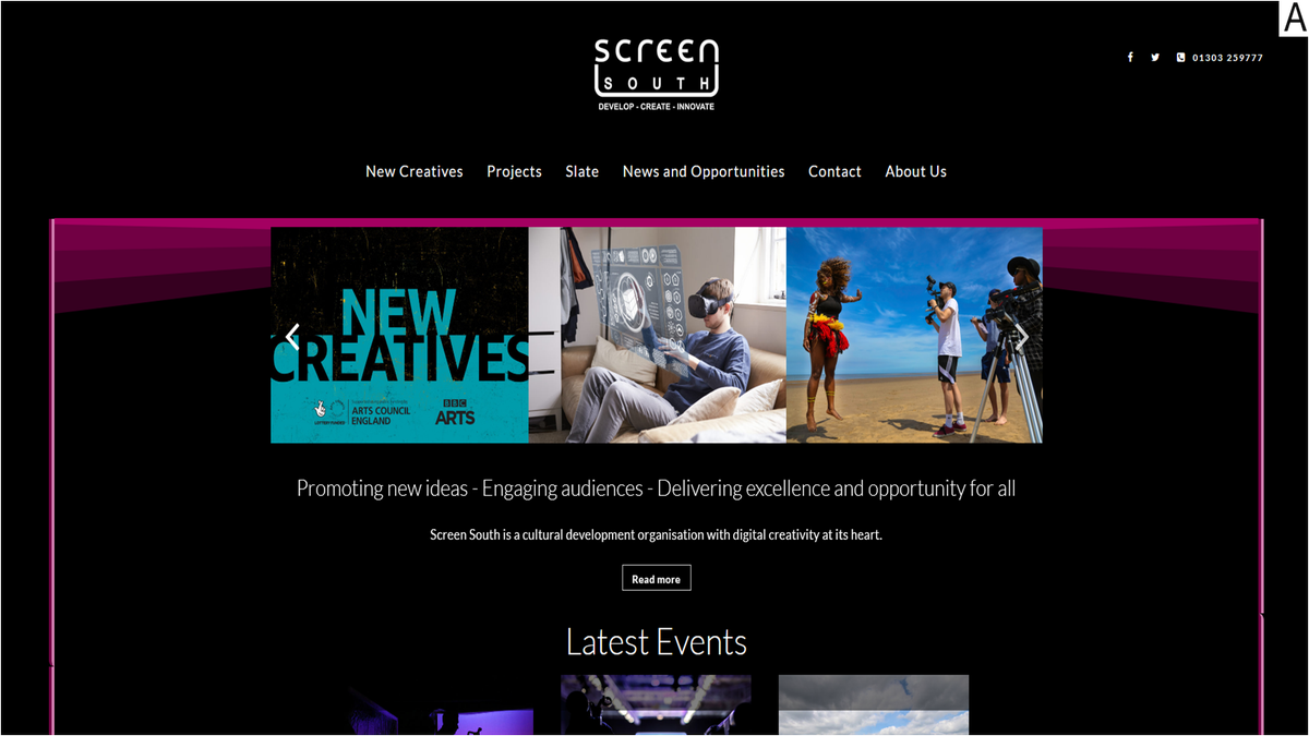 ScreenSouth's tweet photo. Screen South have just launched our brand new #Website visit https://t.co/62vq9Us8n7 to find out all the latest updates about what we are up to, including the launch of our brand new Commissioning Opportunity #NewCreatives #Film #Creative #Audio #Interactive https://t.co/fyfYbjIymQ