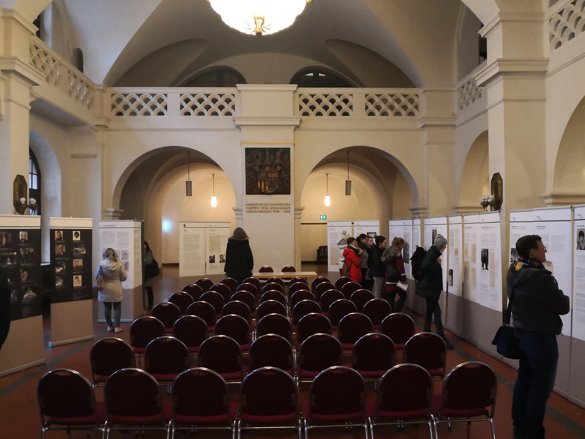 DGPPN Ausstellung "erfasst, verfolgt, vernichtet" im Neuen Rathaus Leipzig heute zu Ende gegangen. Tgl. fast 100 Besucher zeigt, dass das Thema wichtig ist und auf Resonanz stößt.