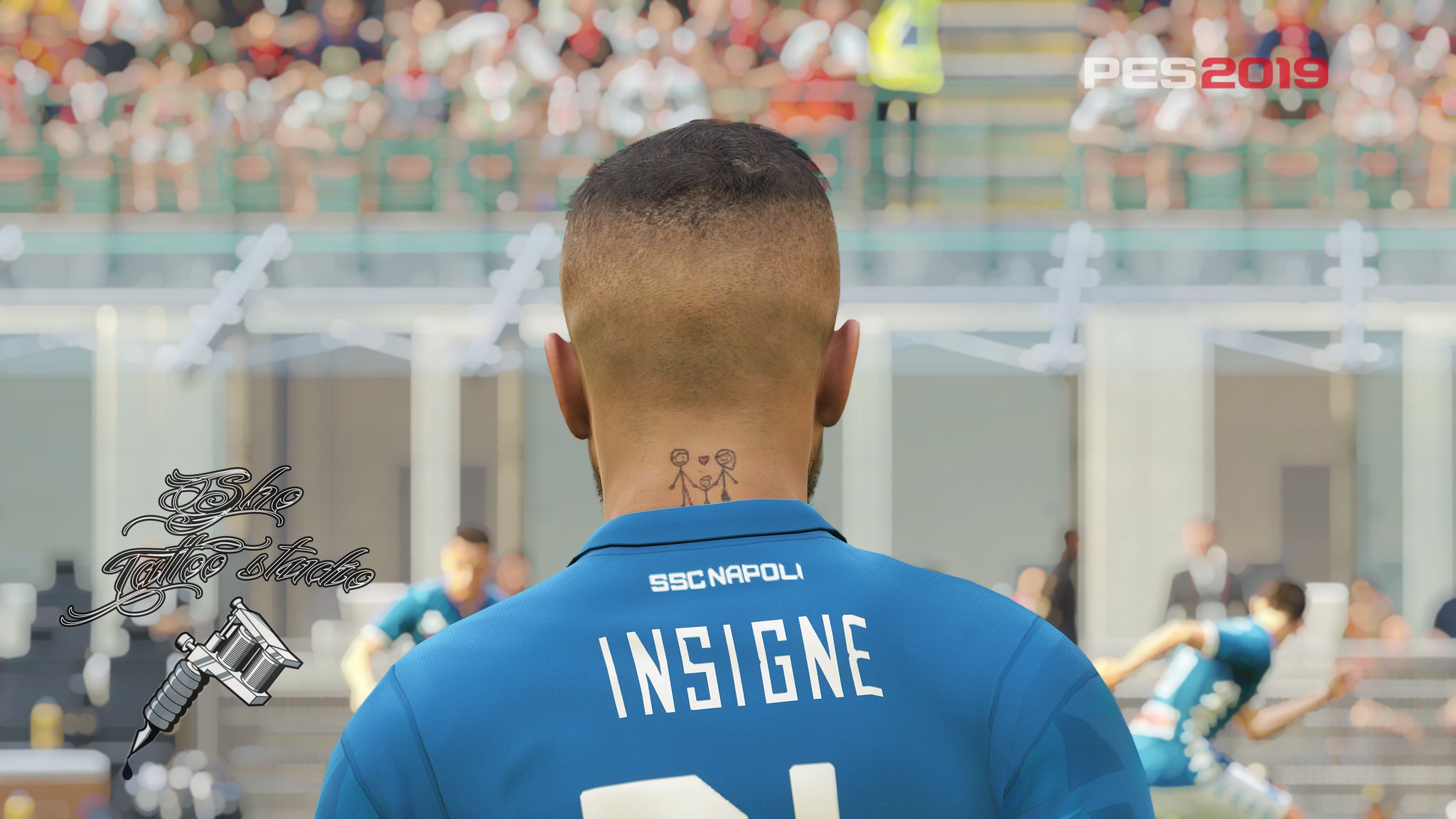 Tattoos By Sho96 On Twitter Lorenzo Insigne Preview Pes2019 Tattoo