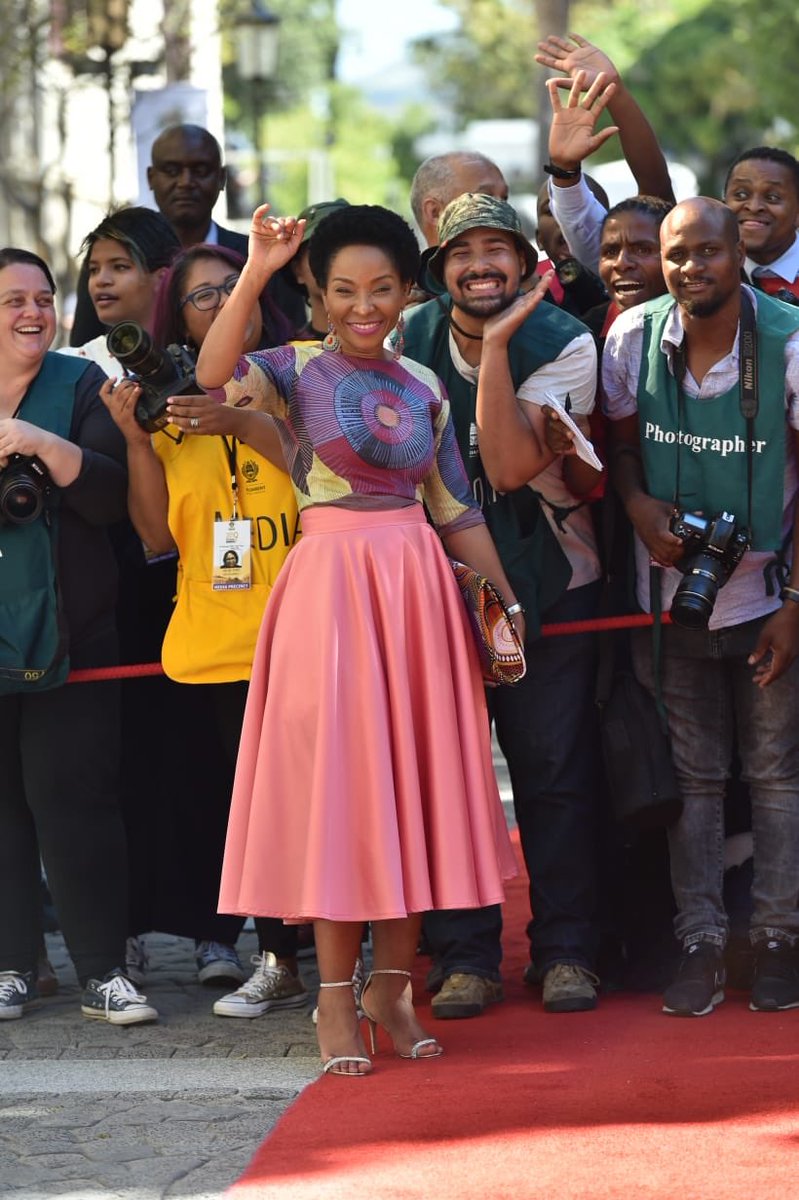 A reluctant red carpet walker at #SONA19