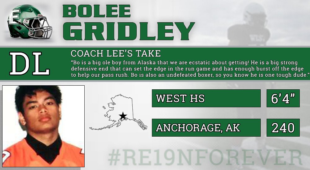 FB | The Hounds go north to get their next edge-setting lineman in Bolee Gridley! The Anchorage, Alaska native will look to make a big impact on @ENMUFootball's defensive line! Welcome to the Greyhound family, Bolee! #ENMU #REIGNFOREVER