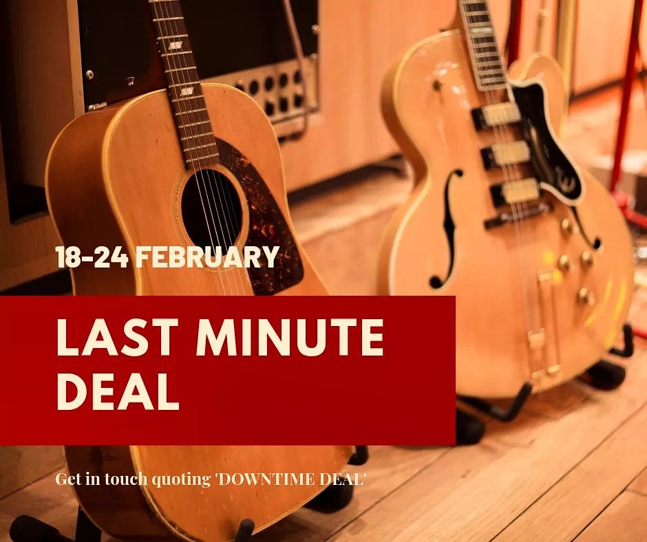 Due to a last minute 7 day cancellation, we are offering a very preferential rate to anyone wanting 2 or more consecutive days across the dates of 18th-24th February.

Please get in touch on contact@snapstudios.co.uk quoting “Downtime Deal" 🙂