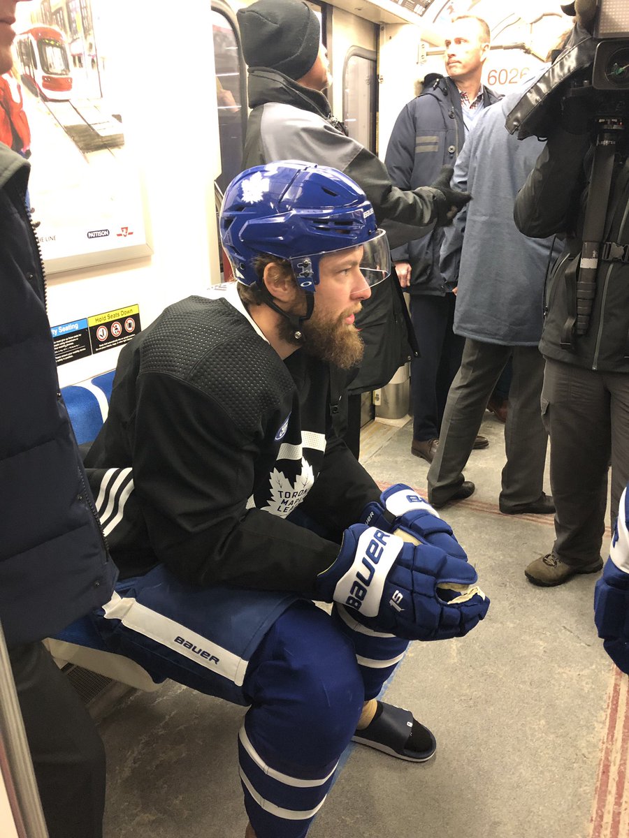 Schwabey's tweet photo. Allllll aboard! @MapleLeafs @TTChelps https://t.co/8H4D9dBbkg