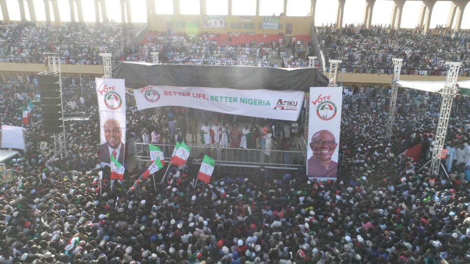 impactvision22's tweet photo. On behalf of #Digitalmediateam thank you all. The good people of #katsina .
Let's vote @atiku @PeterObi for #BetterNigeria
#LetsGetNigeriaWorkingAgain
#AtikuWillWin
#Atikulated
@officialKolaO @AnthonyEhilebo @OfficialPDPNig @atiku @UcheSecondus @bukolasaraki https://t.co/McR5wzLh6S