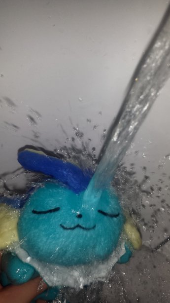 vaporeon plush water