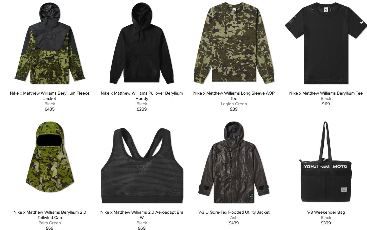 nike x matthew williams pullover beryllium hoody