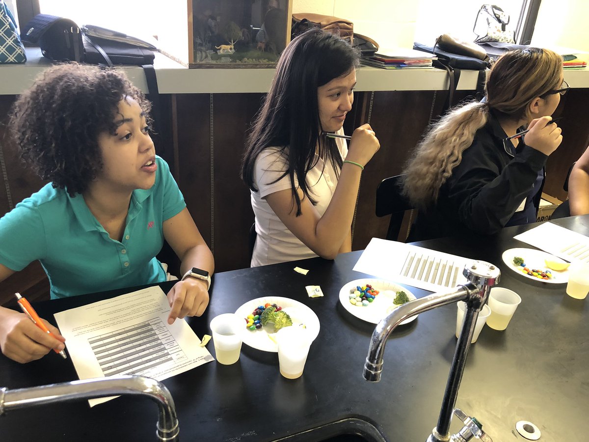 MsKMelton1's tweet photo. AP Biology cell communication taste lab 6th period #chsbiology #CburgHigh #Commited #tastelab https://t.co/ZjMOIqsqON