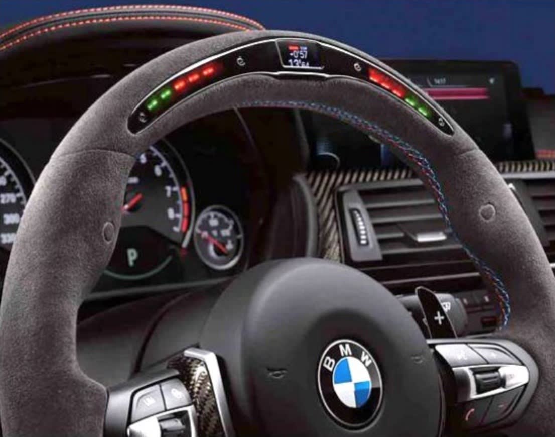 BMWSilverSpring's tweet image. Featuring Shift Indicator Lights, 0-60mph, Quarter Mile and Lap Times, plus so much more, the BMW M Performance Steering Wheel is the perfect addition for any performance enthusiast. bit.ly/2W0aMsd