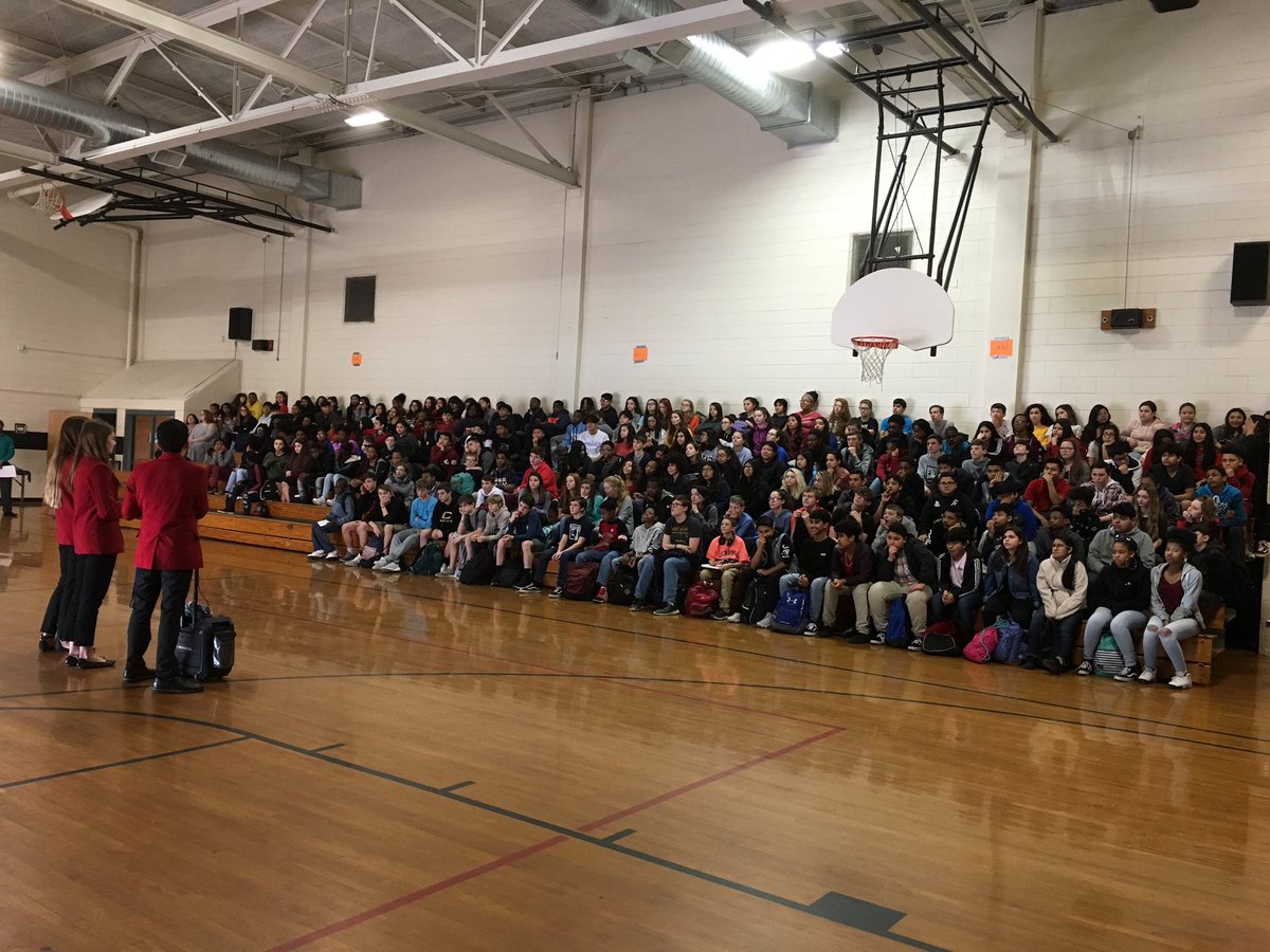 WestLeeMSPride's tweet image. Our 8th graders were treated to an awesome presentation about SkillsUSA given by students from @LCHS_Sanford_NC 🦁#GettingFutureReady