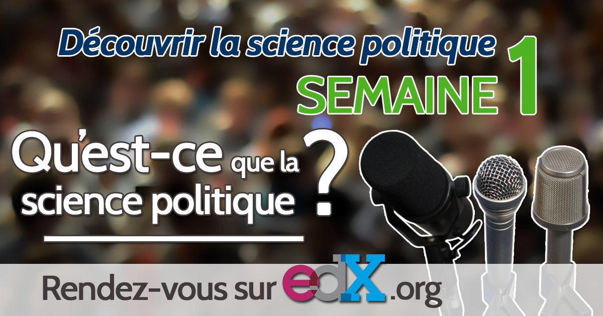 Au fait, vous avez vu ?! La semaine 1 du cours, intitulée « Qu’est-ce que la science politique » est en ligne ! Rendez-vous sur <a href="/edXOnline/">edX</a> 👉 is.gd/Louv3x Belle première semaine à la découverte de la science politique ! 🤓 <a href="/moocXperience/">Louvain moocXperience</a> #Louv3x #LouvainX
