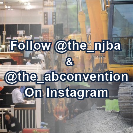 ABConvention's tweet photo. Please take a few seconds to follow the #NJBA and the #ABconvention on our new Instagram accounts. #ABC2019 #NewJerseyBuilders https://t.co/ms1dsGQMaZ