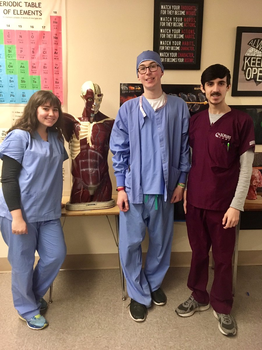 Future Physician Assistant, Anesthesiologist, and Ultrasound Tech on College/Career Day <a href="/irondalehigh/">Irondale High School</a> #iceageweek #anatomyandphysiology