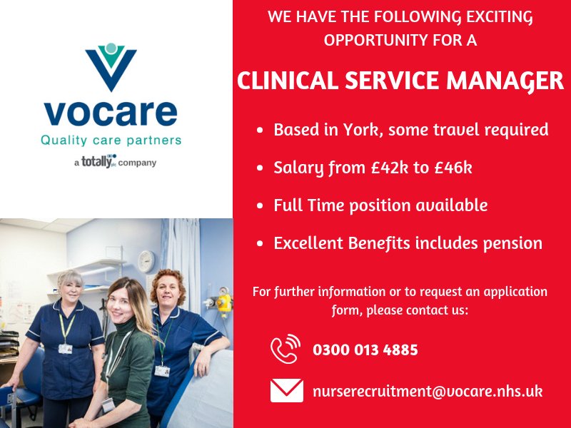 Are you passionate about the delivery of high quality patient and #HEALTHCARE ?
Are you looking for an amazing new challenge and career?
If the answer is YES then this could be the rewarding opportunity you are looking for!