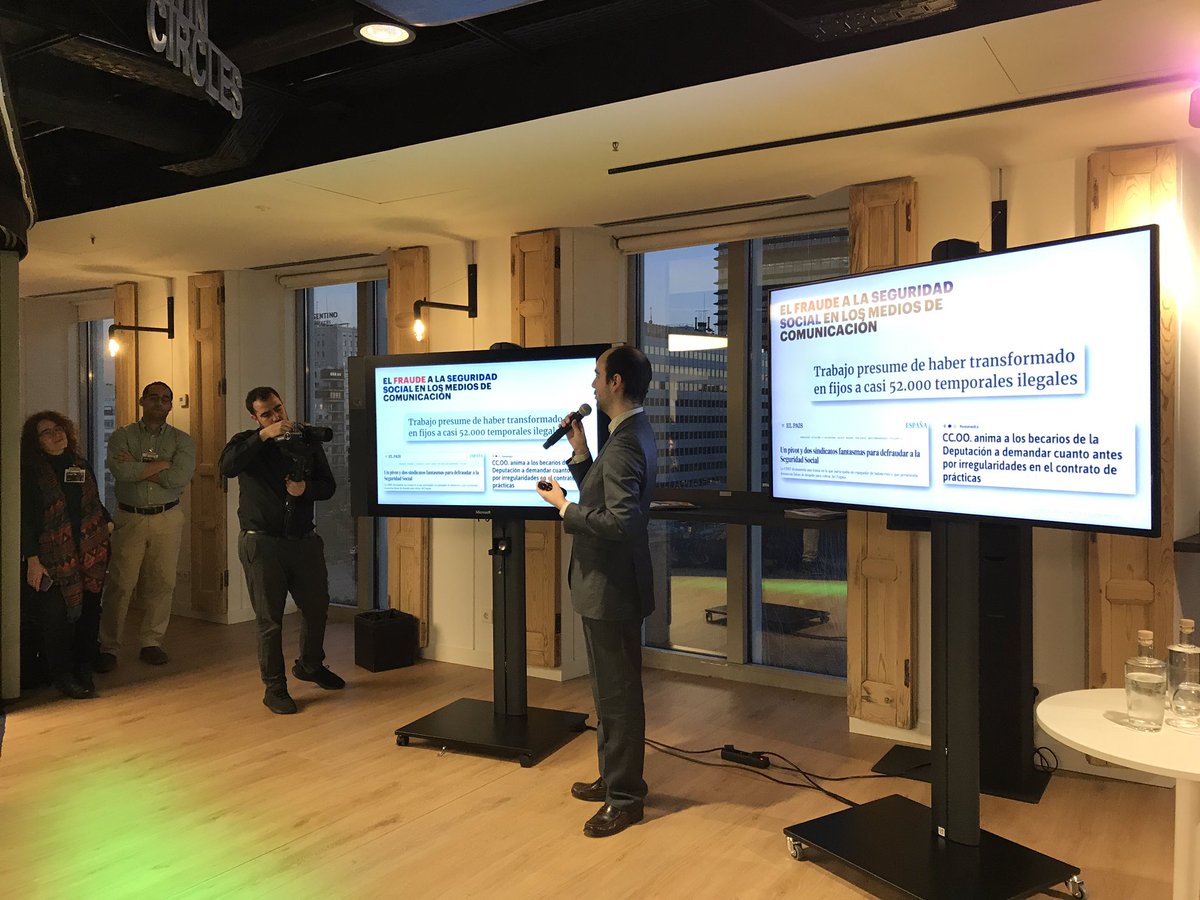 IsabelFeMa's tweet photo. @cgarciacrespo nos cuenta cómo hemos “recuperado” del fraude un buen pellizco de nuestros impuestos gracias #analytics4Good #analytics&beers19 @AccentureSpain https://t.co/R1b0aufzeq