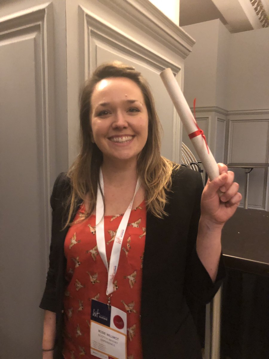 JulieTrevisanH's tweet photo. Super proud of the immensely talented @remaining_amiss winning the Frank Mullen scholarship #HITTalentConf https://t.co/YbZE3w8zNB