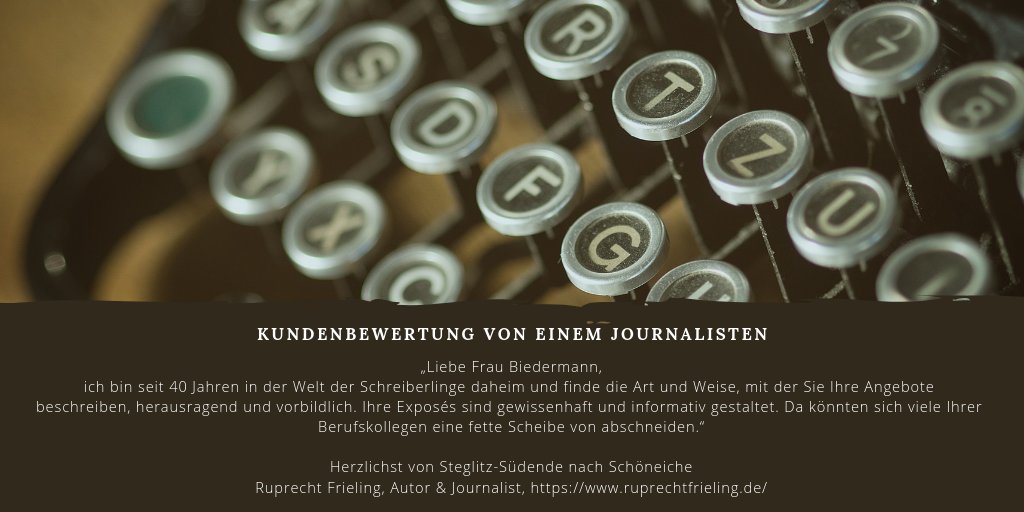 😊 Sehr liebenswürdige Kundenbewertung von einem #Journalisten erhalten
👉 Hier findet jeder auch raus warum er unsere Arbeit gut findet: diego-immobilien.de/testimonial/ku…

Das neue Jahr wird immer besser 🍾 🎉 🎊 
Vielen Dank dafür! 🙌 

#ImmobilienverkaufBerlin #Immobilienmakler