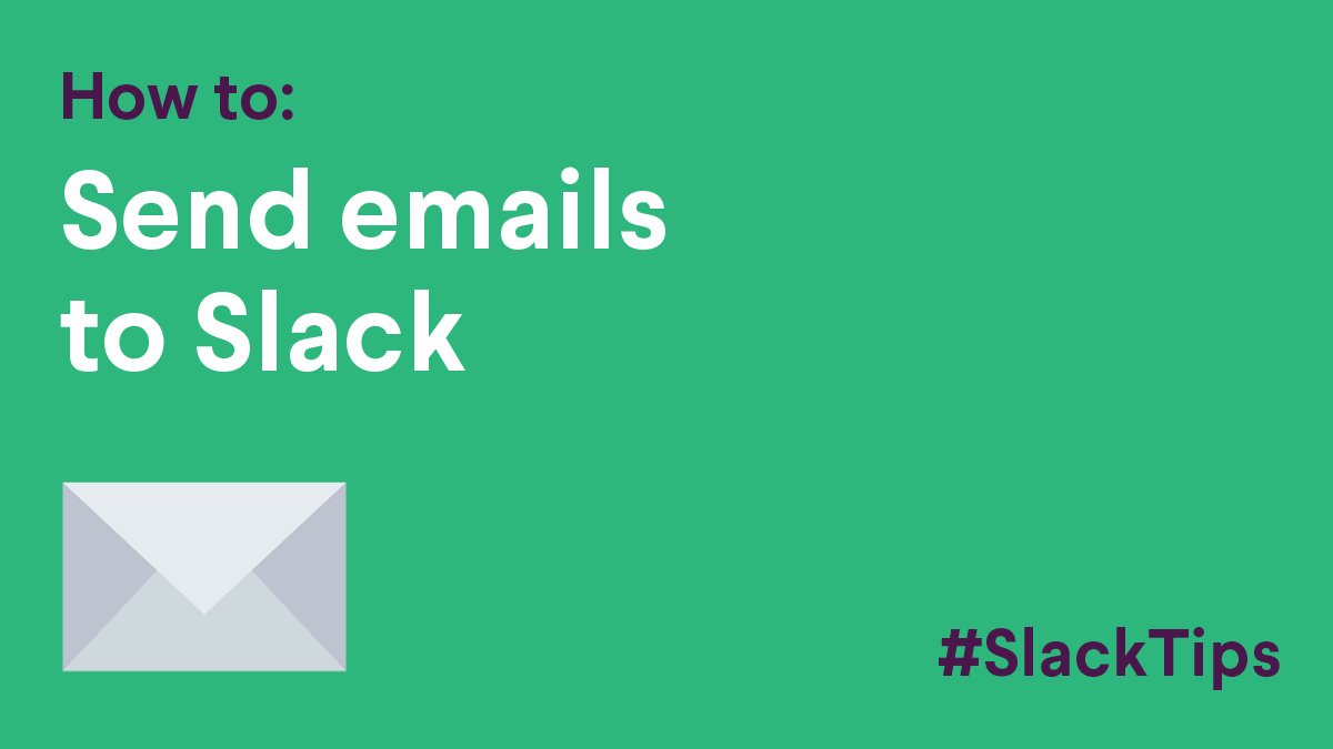 SlackHQ's tweet image. Get more out of Slack this year: keep more of your work communication in one searchable place. Send emails to Slack: bit.ly/2WIQnbH #SlackTips