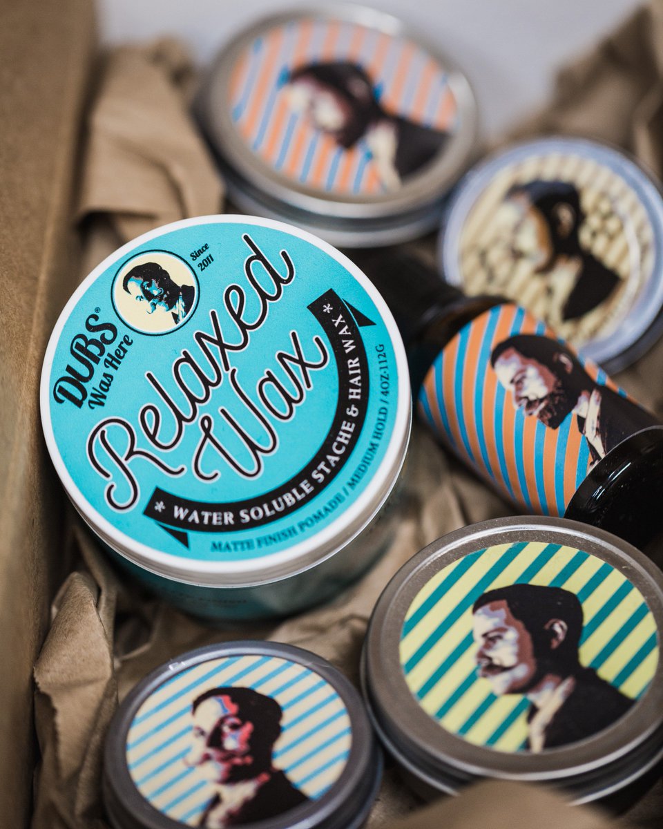 This utilitarian styling aid is a pomade and stache wax in one. It has a buttery texture leaving hair incredibly soft and flexible with a matte finish. #mrpomade #pomade #beard #mustache #wax