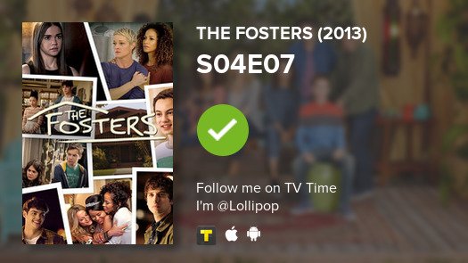 Laetey's tweet photo. I've just watched episode S04E07 of The Fosters (2013)! #tvtime https://t.co/cr3DoBpa8X https://t.co/oIJ6mmpnhS