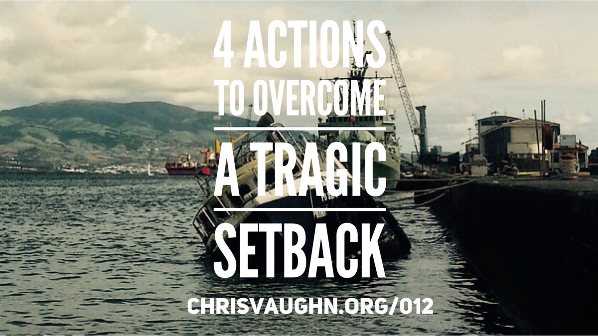 NEW PODCAST: 
4 Actions (Convictions) To Overcome a Tragic Setback #overcomesetbacks #overcomer#destroydistractions #distractions #handledistractions chrisvaughn.org/012/