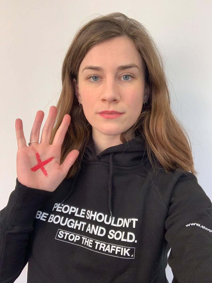 Together we will STOP THE TRAFFIK, because we won't stop until they do. #enditmovement ❌