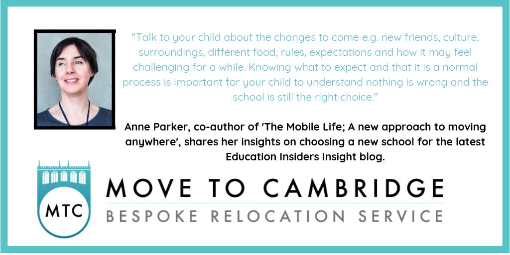 We've had a really busy start to the year helping clients choose new schools in Cambridge for September. It's tough moving to a new city and finding the right school for your child. Anne Parker has some excellent advice in our education blog written by <a href="/acjoyce/">Andrea Joyce</a>
