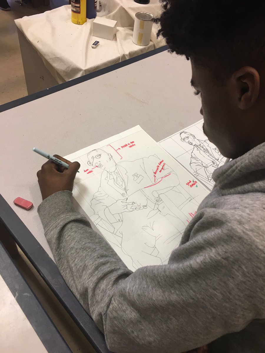 jordanartroom's tweet photo. Today, my @rvhs artists used plexiglas to leave critical rubric based feedback on peer work. Iβm proud of the maturity and thoughtfulness they brought to this exercise. @DrFoxworth #scARTedu https://t.co/F4watdMWhG