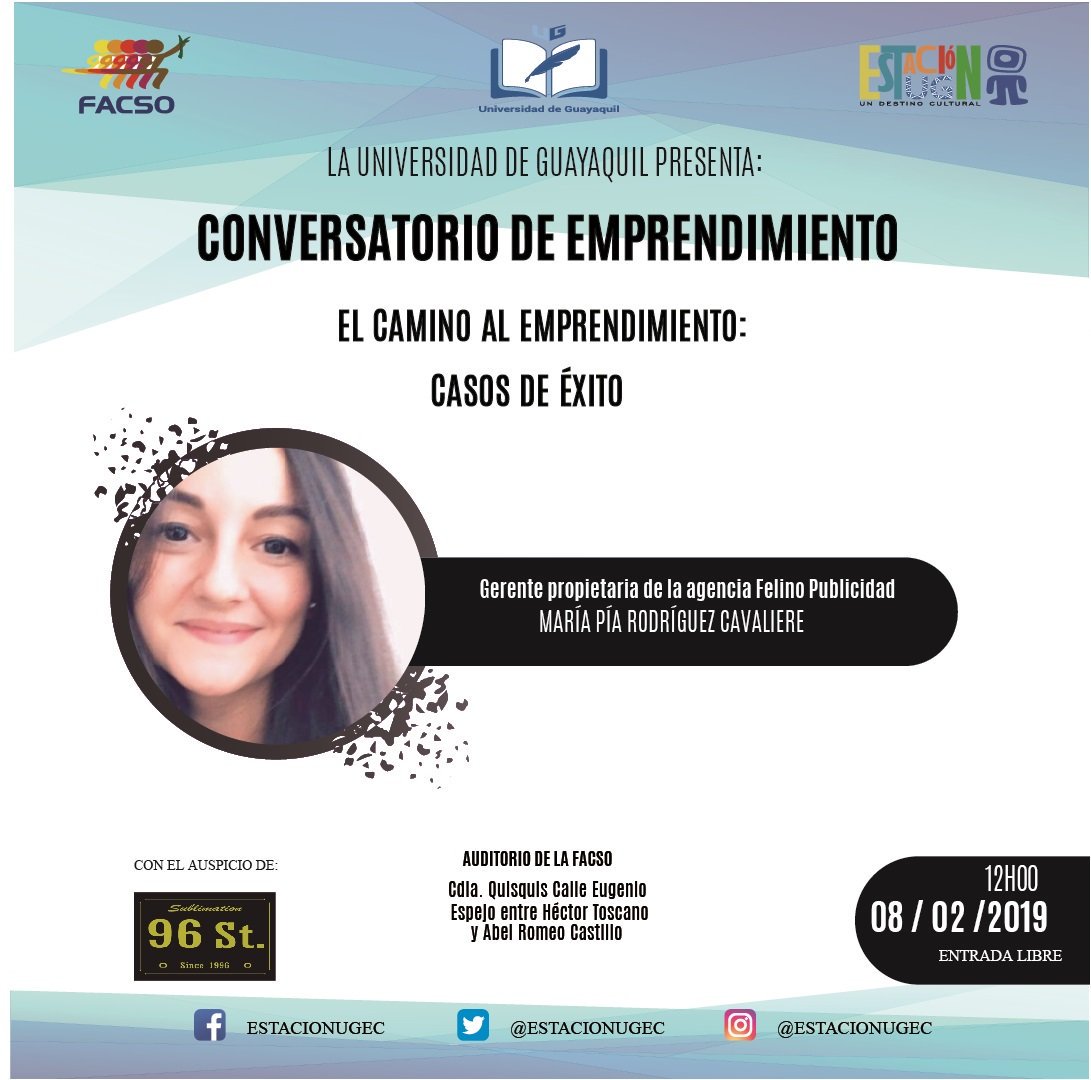 ✨Conversatorio De Emprendimiento✨
👇Panelistas Invitados👇
😊Te Esperamos Mañana
📌Auditorio Facso
🕛12H00