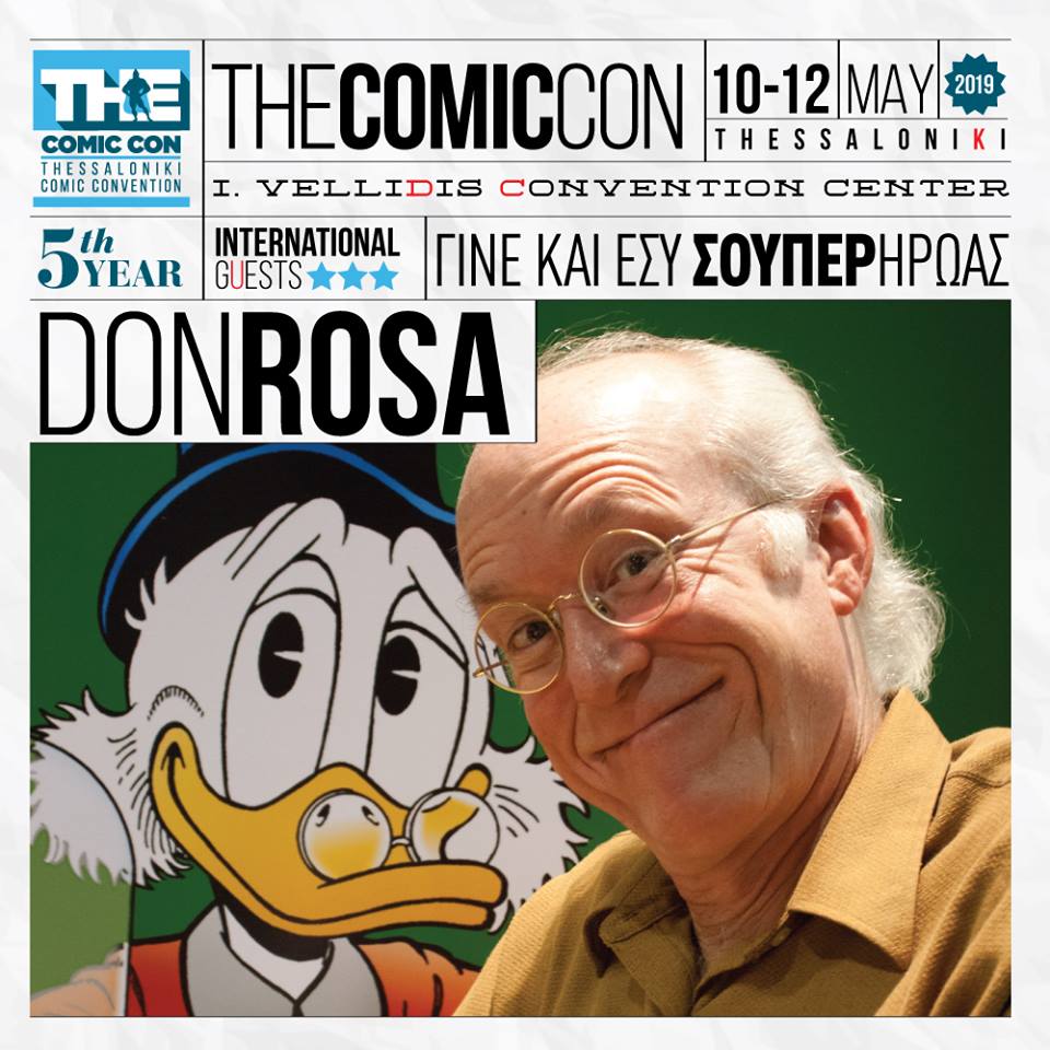   Για 5η συνεχόμενη χρόνια το Comic Convension(The ComicCon)επιστρέφει στην πόλη της Θεσσαλονίκης για να διασκεδάσει με μοναδικούς τρόπους τους λάτρεις της 9ης αλλά και της 7ης τέχνης. Από τις 10 έως και τις 12 Μαΐου (10-12/5) το παρόν θα εκτυλίσσεται στον συνεδριακό χώρο «Ιωάννης Βελλίδης» της ΔΕΘ-Helexpo με κύριο σκοπό να φέρει κοντά για μια ακόμη φορά τους πιστούς του επισκέπτες.