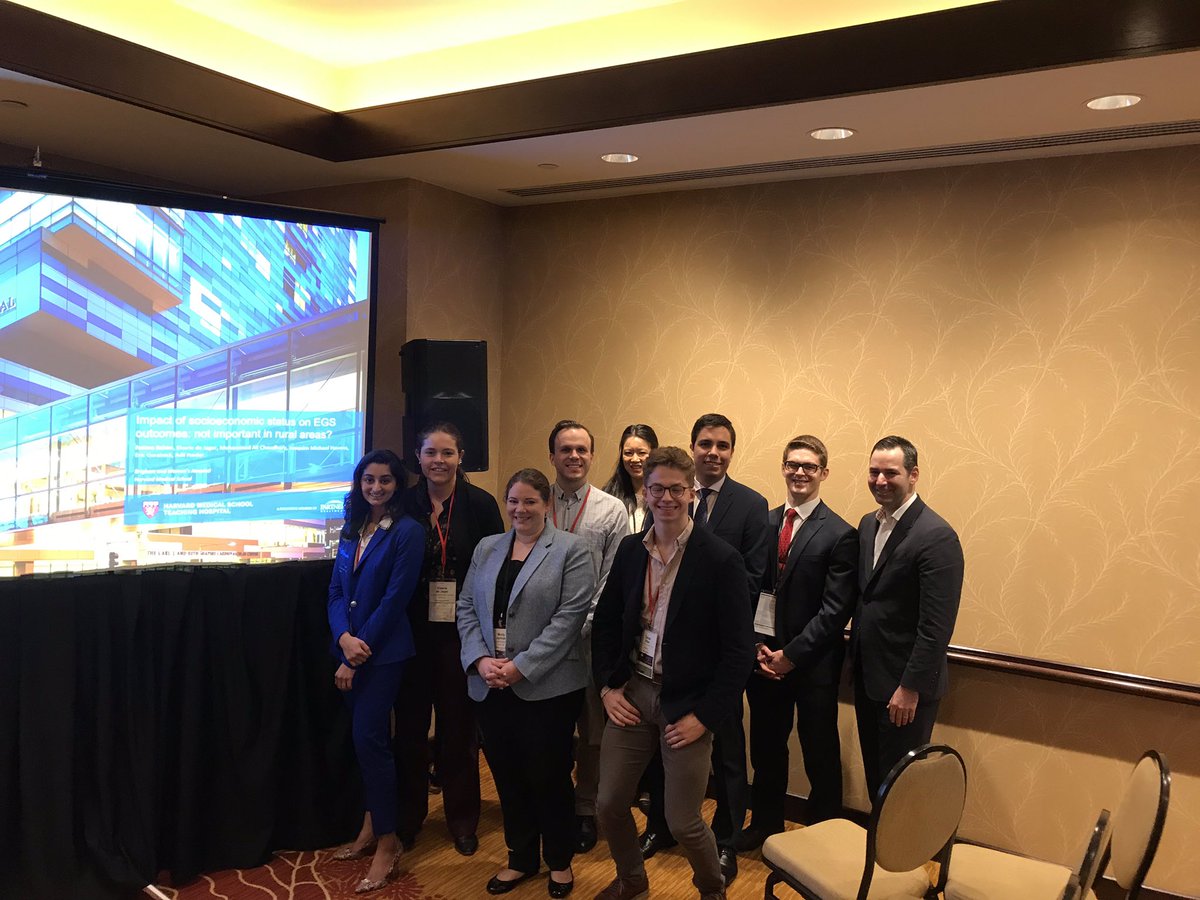 I would like to thank <a href="/AcademicSurgery/">Assoc4AcademicSurgery</a>,  <a href="/CSPH_BWH/">CSPH</a> team, <a href="/ElzerieDJ/">Elzerie de Jager</a>, and <a href="/AdilHaiderMD/">Adil Haider</a> for presenting some amazing work from their fellows and a successful #ASC2019.