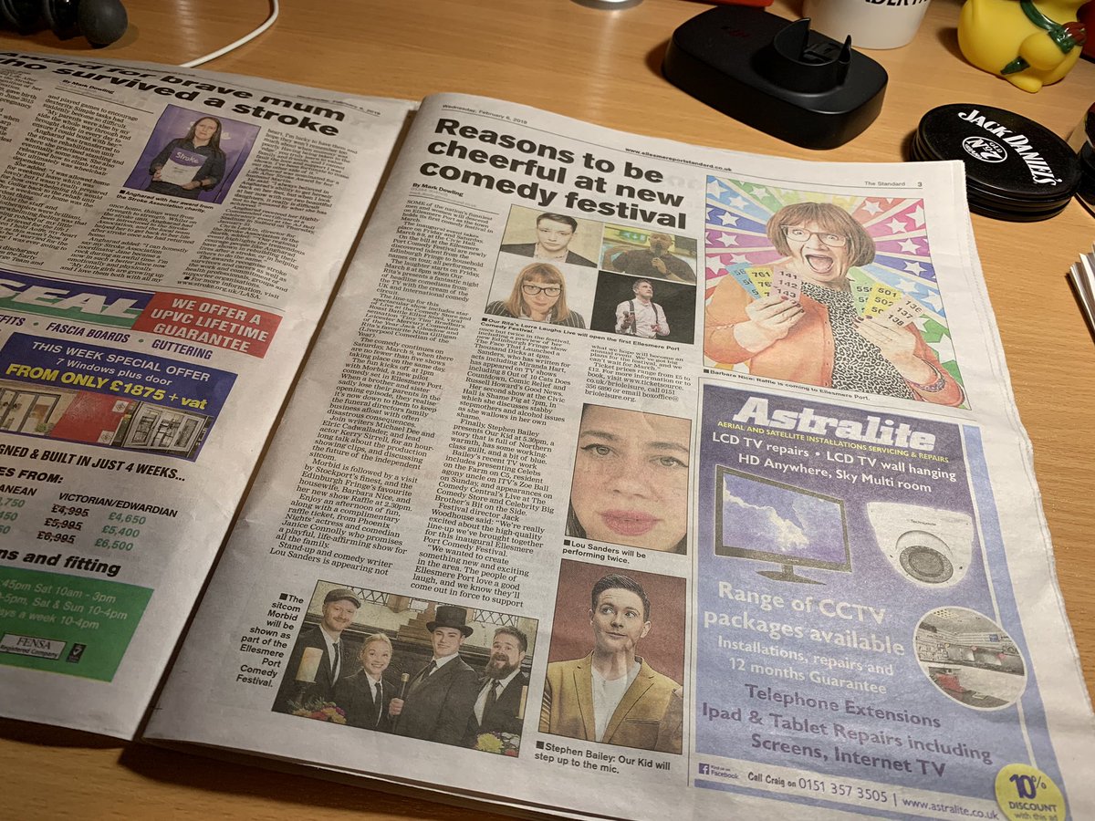 thatfunnybloke's tweet image. Page 2 of the @standardchester #MorbidSitcom More info at GoFundMe.com/Morbid 🎩⚰️🎥🎞🖥