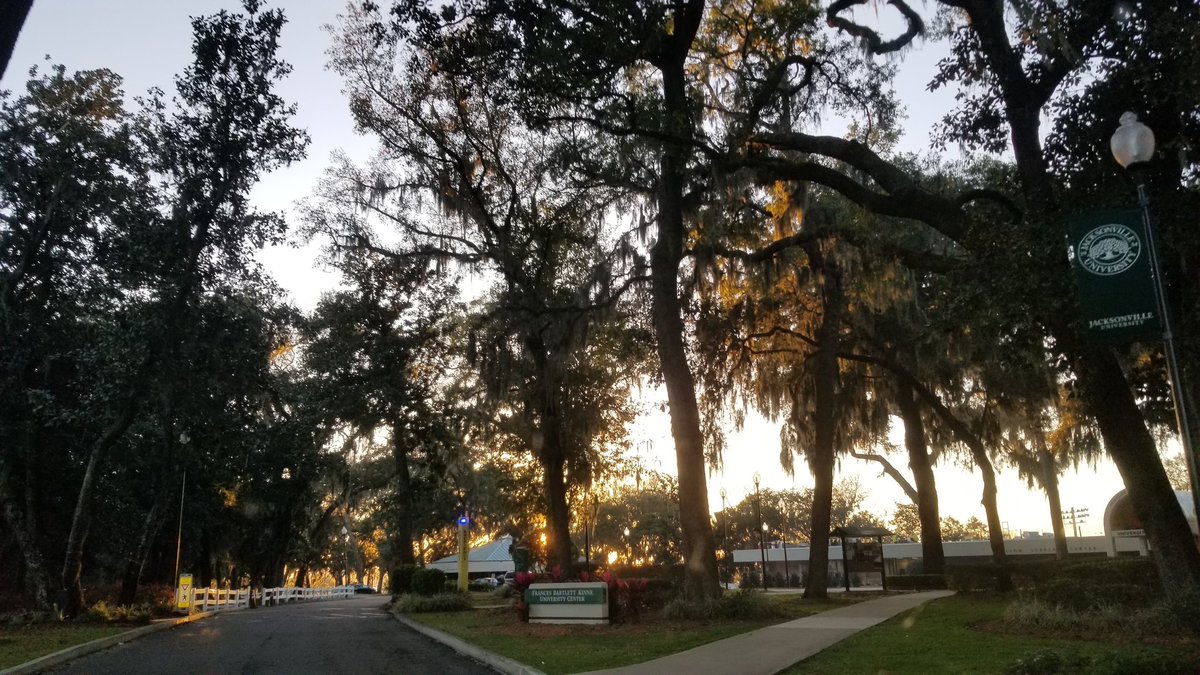 I learned a lot at the world cup regatta in Miami and now I'm back to learning and enjoying the beautiful surroundings <a href="/JacksonvilleU/">Jacksonville University</a>