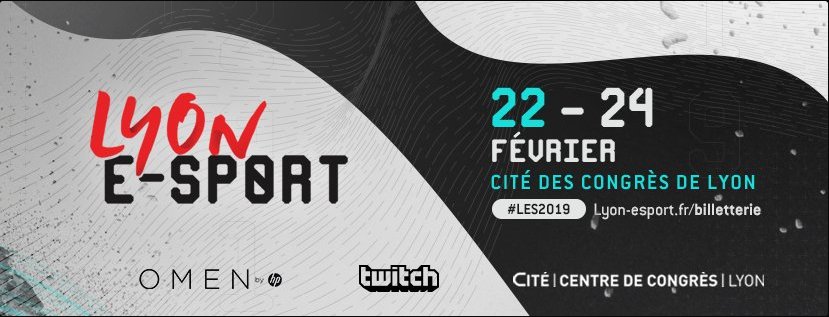 Découvrez la <a href="/LyoneSport/">Lyon e-Sport</a> 2019 !

Rendez-vous du 22 au 24 février 2019 au Centre de Congrès de Lyon pour un véritable festival de jeux vidéo et d'esport.

Tournois, animations et spectacles seront au rendez-vous. Réservez vos places dès maintenant :

➡️ lyon-esport.fr/billetterie/