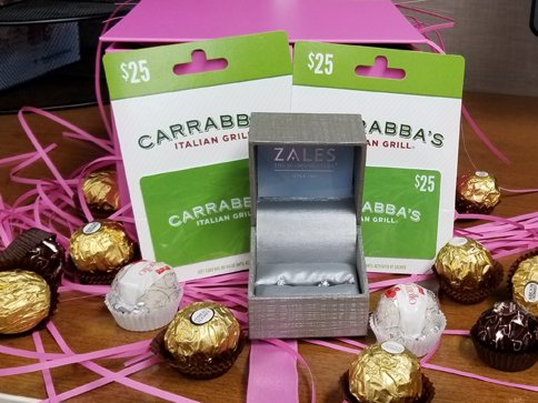HSHyundai's tweet photo. It's time for another GIVEAWAY!! Stop by our store and take a test drive for a chance to win this Valentine's Day Giftbox filled with beautiful earrings, chocolates, and even Carrabba's gift cards for you and your sweetie! #loveisintheair #homerhasthedeals https://t.co/jurJlZbe5p