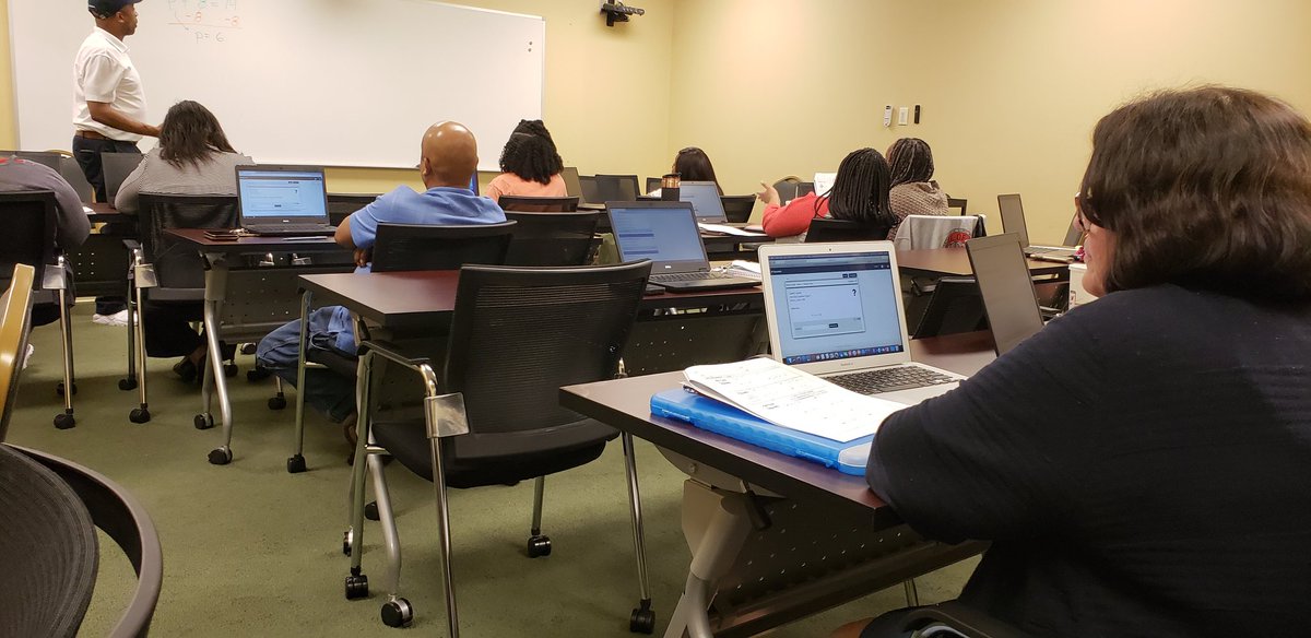 NCSS's next generation of teachers working hard in GACE tutoring. Our goal is to secure a teacher contract for 2019-2020 school yr. 
#contract 
#NCSSbetheBEST #ourabilitiesoutweighourdisabilities