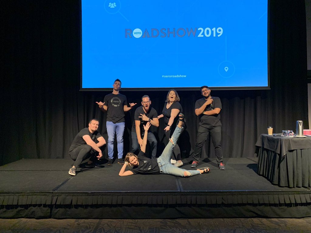 What an amazing team for Tasmania #xeroroadshow so pleased to have an a amazing bunch of #humans supporting each other. Thank you #champions